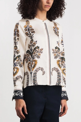 Sơ mi lụa VERONICA BEARD họa tiết hoa