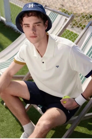 Polo HAZZY logo tim 2 màu