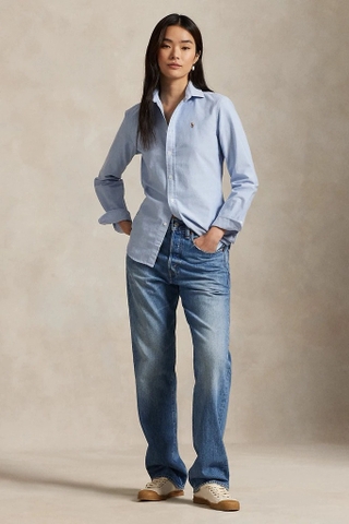 Sơ mi oxford RALPH LAUREN logo ngựa màu