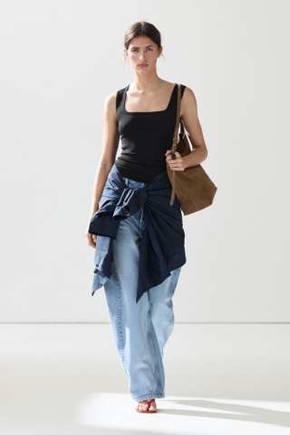 Áo MASSIMO DUTTI 2 dây cổ vuông