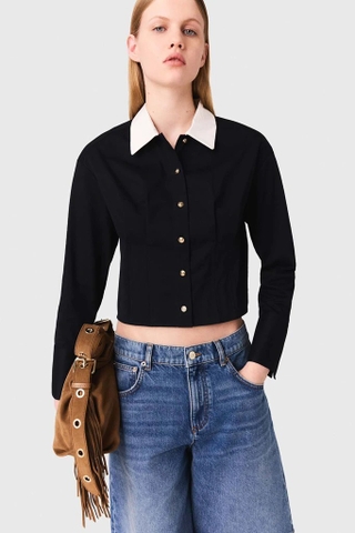 Sơ mi MAJE triết eo 2 màu