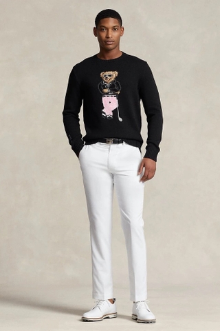 Áo len RALPH LAUREN đen gấu quần hồng