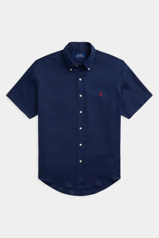 Sơ mi RALPH LAUREN cộc tay linen 3 màu