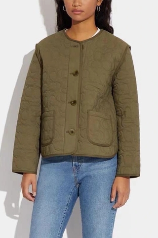 Áo khoác trám Coach 2 màu