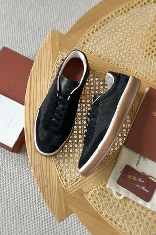 Sneaker LORO PIANA viền da lộn 2 màu