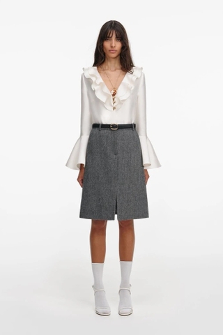 Chân váy SELF PORTRAIT ghi ngắn