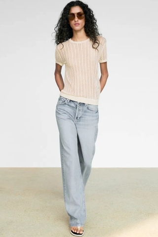 Áo len móc MASSIMO DUTTI len móc