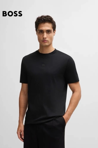 Tshirt HUGO BOSS đen logo cườm