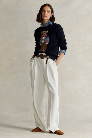 Áo len RALPH LAUREN gấu quàng khăn đỏ