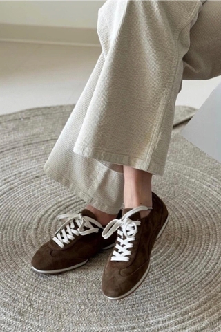 Sneaker RALPH LAUREN da lộn 2 màu