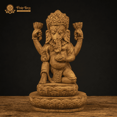 Tượng Đức Hoan Hỷ Thiên Ganesha Đỗ Nepal Thế Đứng