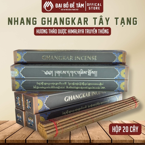 Nhang Ghangkar Himalaya – Hương Thảo Mộc Tự Nhiên, Hộp 20 Que