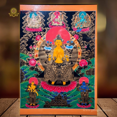 Thangka Đức Bồ Tát Di Lặc 62x76