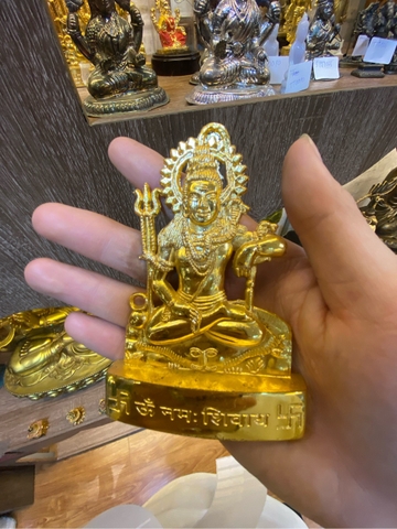 Tượng Đức Shiva đồng thế ngồi 6cm