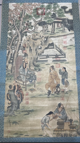 Tranh thủy mặc Thiền Lâm Đàm Đạo