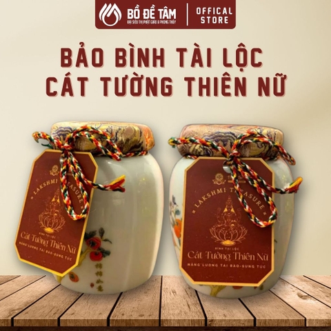 Bình Tài Lộc Cát Tường Thiên Nữ Pháp Bảo Tăng Tài Lộc Bình An