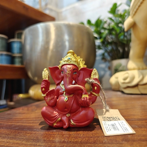 Tượng Đức Hoan Hỷ Thiên Ganesha gốm