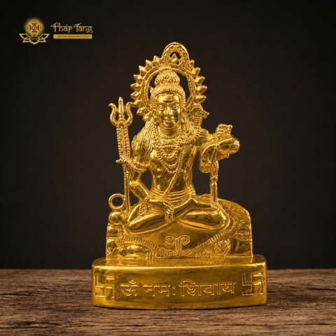 Tượng Đức Shiva đồng thế ngồi 6cm