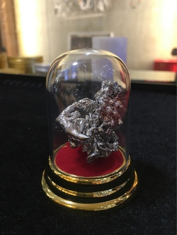 TINH THỂ LEKLAI TỰ NHIÊN MÀU BẠC 4CM