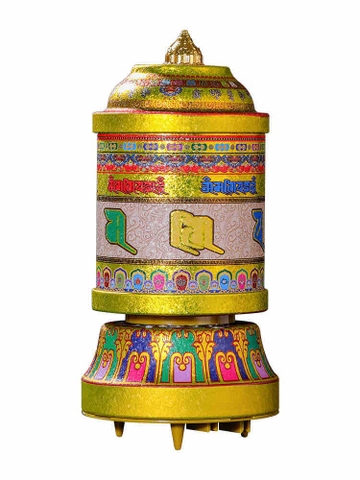 Kinh Luân Điện - Kinh Luân Xoay Thần Chú Om Mani | Size 21cm, 30cm