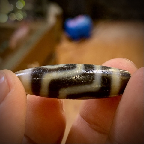 DZI 2 MẮT NEPAL 3.5cm