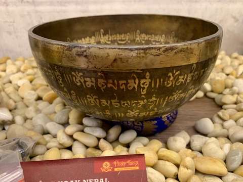 CHUÔNG XOAY KHẮC THẦN CHÚ & BỔN SƯ 19CM