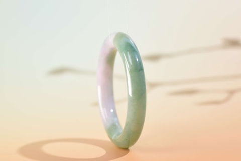 Vòng Tay Phỉ Thúy Lam Tím Myanmar Type A - Giai Điệu Thanh Xuân