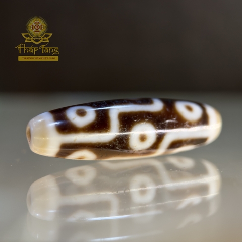 Dzi 9 Mắt 38.2mm - Họa Tiết "Vua Dzi" Quyền Năng - Hội Tụ 9 Phước Báu, Viên Mãn Tài Lộc