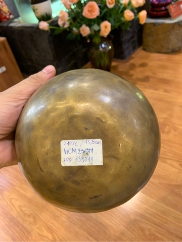 CHUÔNG XOAY ĐỒNG THỦ CÔNG 15.5CM