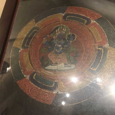 THANGKA BDT57 MAHAKALA CỔ