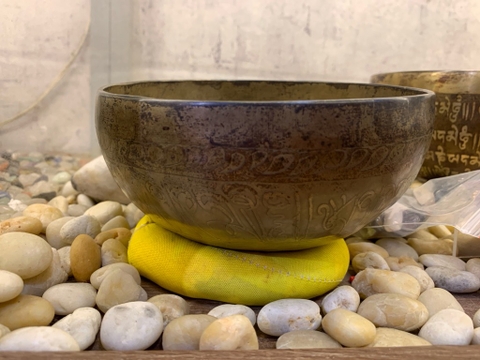 CHUÔNG XOAY KHẮC THẦN CHÚ & BỔN SƯ 16cm