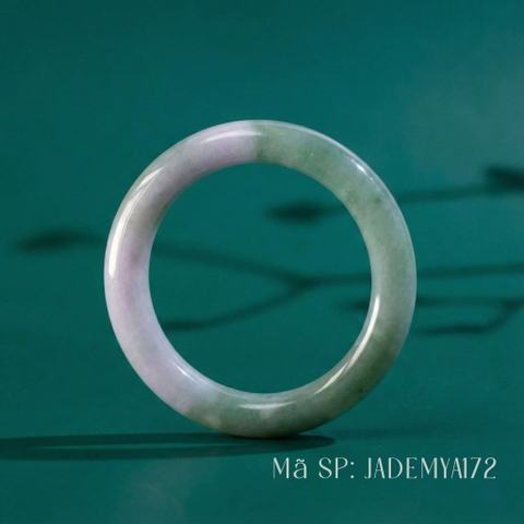 Vòng Tay Phỉ Thúy Lam Tím Myanmar Type A - Giai Điệu Thanh Xuân