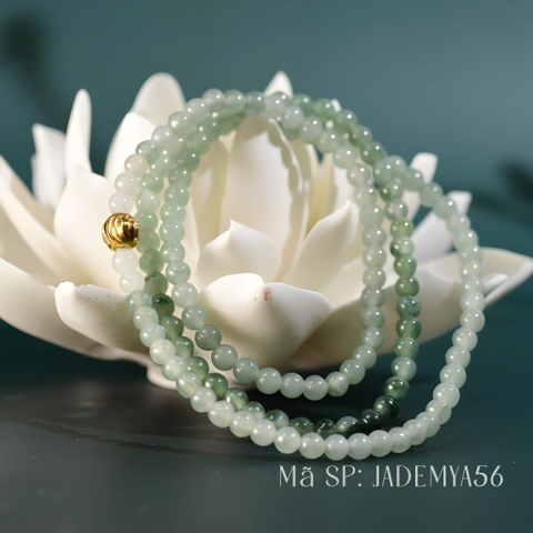 Chuỗi Hạt Phỉ Thúy "Băng Ngọc Thanh Y" - Xanh Chân Vịt Băng Chủng