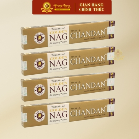 Nhang Cây tinh dầu gỗ chiên đàn Ấn Độ nhãn hiệu Golden Nag Chandan