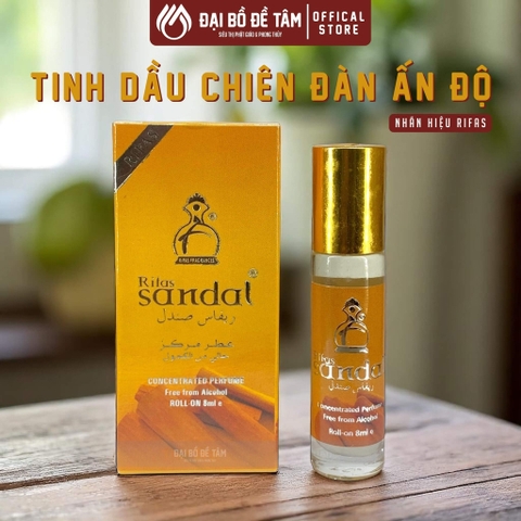 Tinh Dầu Chiên Đàn Ấn Độ Rifas 3ml & 8ml