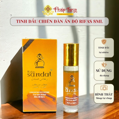 TINH DẦU CHIÊN ĐÀN ẤN ĐỘ RIFAS 8ML