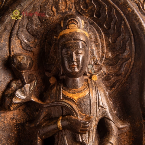 BỒ TÁT ĐẠI THẾ CHÍ ĐÁ CỔ XƯA QUÝ CAO 71CM