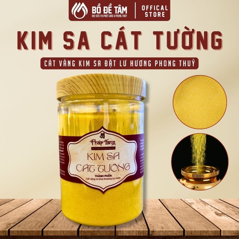 Kim Sa Cát Tường Hũ 1kg Đã Gia Trì - Cát Lư Hương Phong Thủy