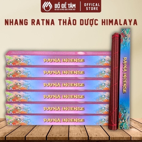 Nhang Thảo Dược Ấn Độ Ratna Himalaya 25.4cm Thanh Lọc Không Gian | Siêu Thị Bồ Đề Tâm