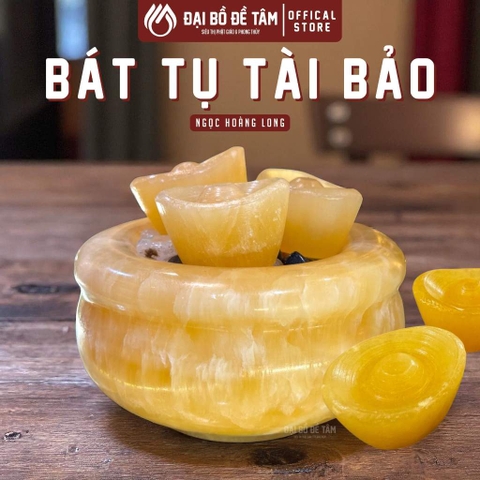 Bát Tụ Tài Ngọc Hoàng Long 10cm – Chiêu Tài, Giữ Lộc
