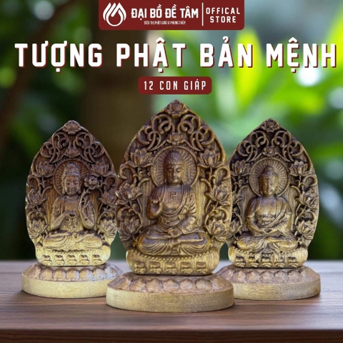 Tượng Phật Bản Mệnh Bằng Trầm Hương Cho 12 Con Giáp | Đại Bồ Đề Tâm