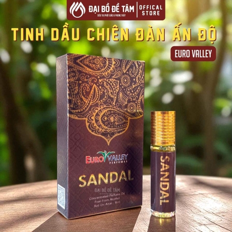 Tinh Dầu Chiên Đàn Cao Cấp Ấn Độ Euro Valley 6ml | Đại Bồ Đề Tâm