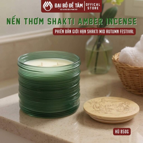 Nến Thơm Shakti Amber Incense Hũ 850g Cháy 60 Giờ | Siêu Thị Đại Bồ Đề Tâm