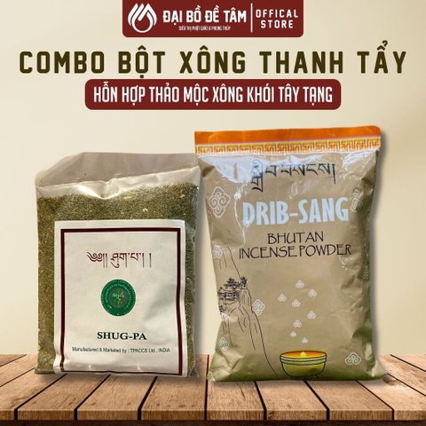 Combo Hỗn hợp thảo mộc xông khói Tây Tạng Thanh Tẩy Không Khí