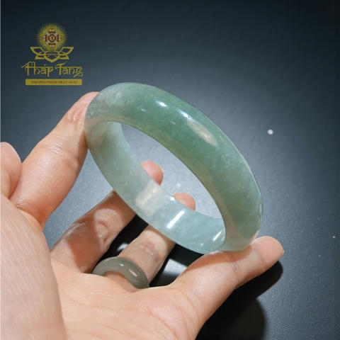 Vòng Phỉ Thúy Type A (VIP) Ni 71.25 (GCN#5) | Kiểm Định UK | Pháp Tạng