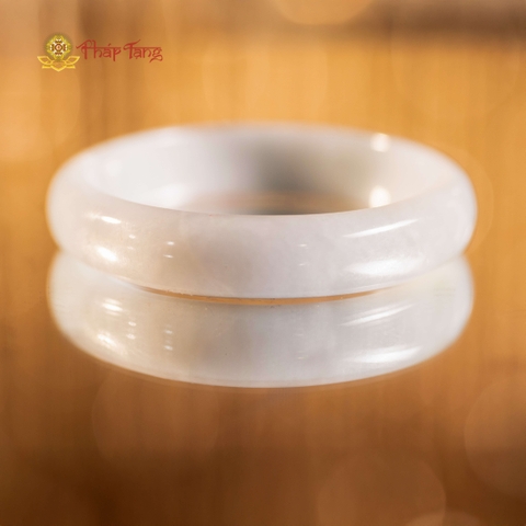 VÒNG TAY NGUYÊN KHỐI PHỈ THUÝ MYANMAR TYPE A NẾP GẠO CHỦNG - PHÁP TẠNG