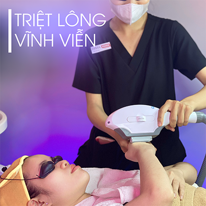 TRỌN GÓI - Triệt lông 8 buổi, bảo hành trọn đời