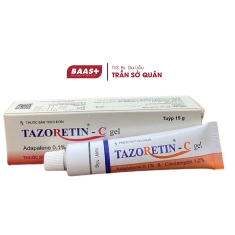 Kem Bôi Điều Trị Mụn Trứng Cá - TAZORETIN C (15g)