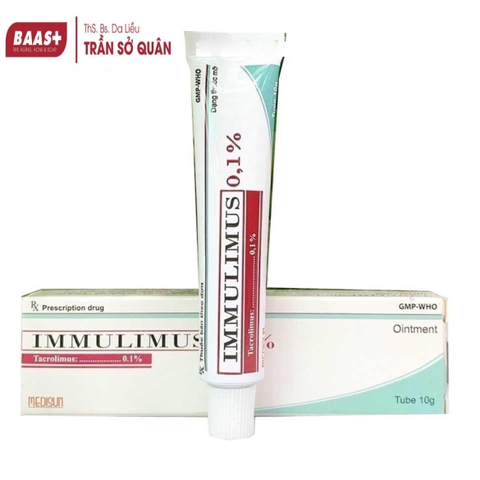 Thuốc Mỡ Bôi Da Trị Eczema - IMMULIMUS 0.1% (10g)