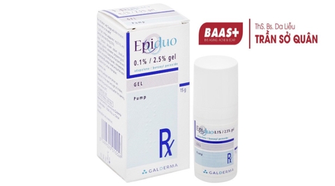 EPIDUO 0.1%/2.5% (15g) - Gel Trị Mụn Trứng Cá